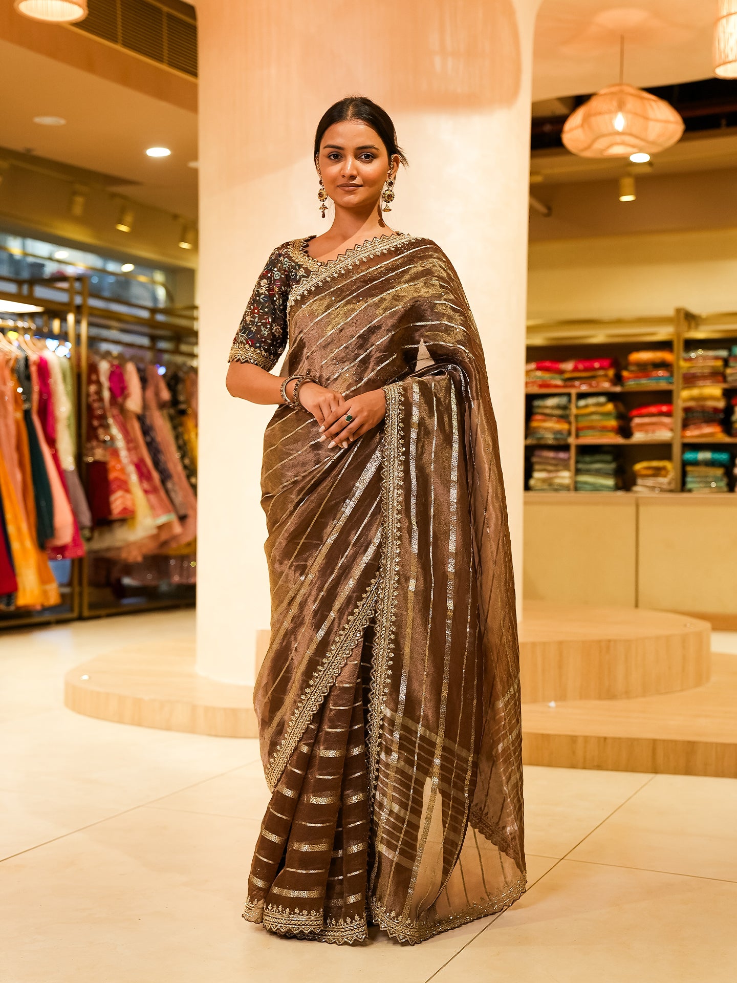 Elevate your elegance with Malhotra's Signature Collection Saree