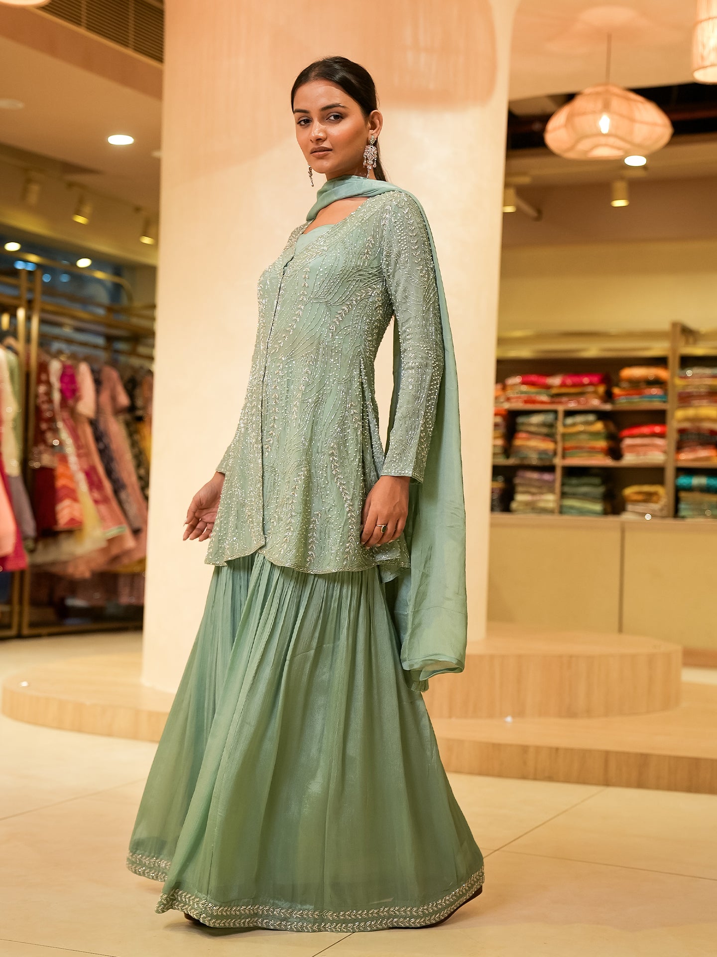 Elevate your style with our exquisite handcrafted outfit