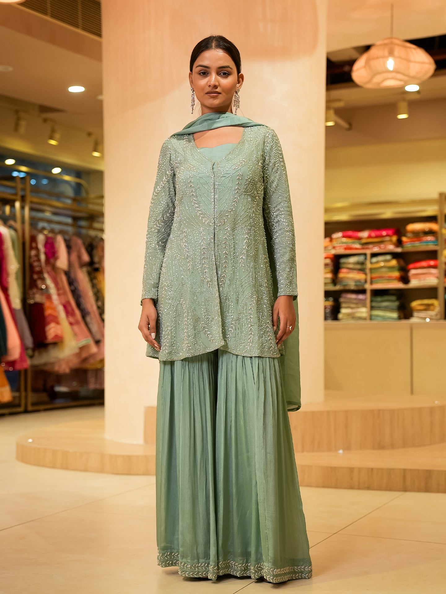 Elevate your style with our exquisite handcrafted outfit