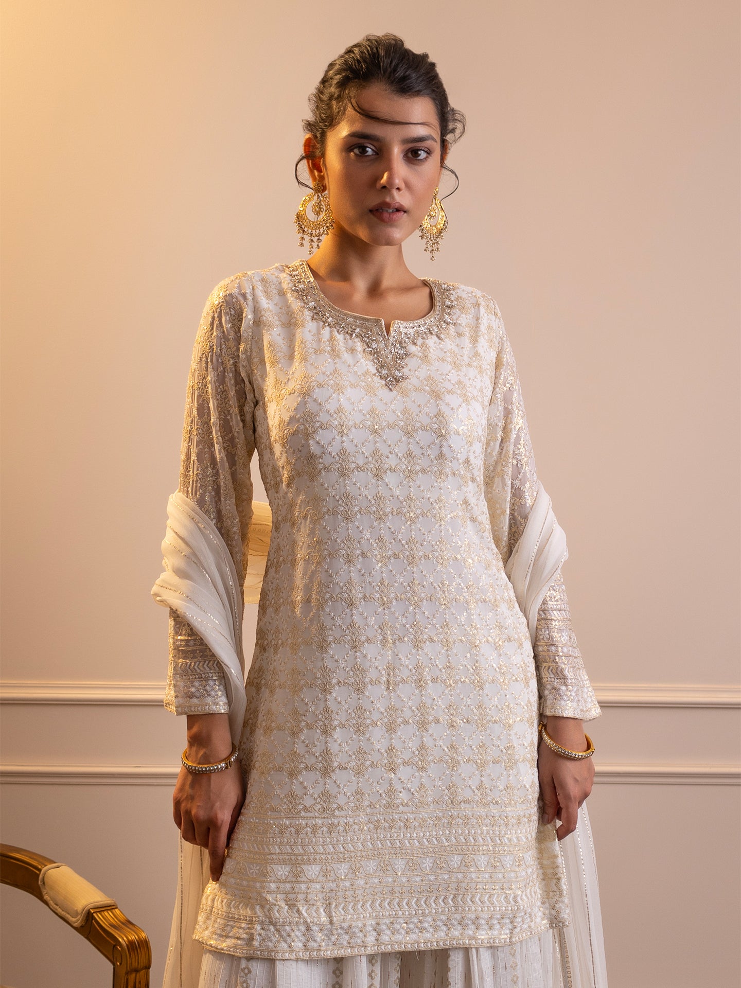 Elevate your ethnic style with this stunning sharara set