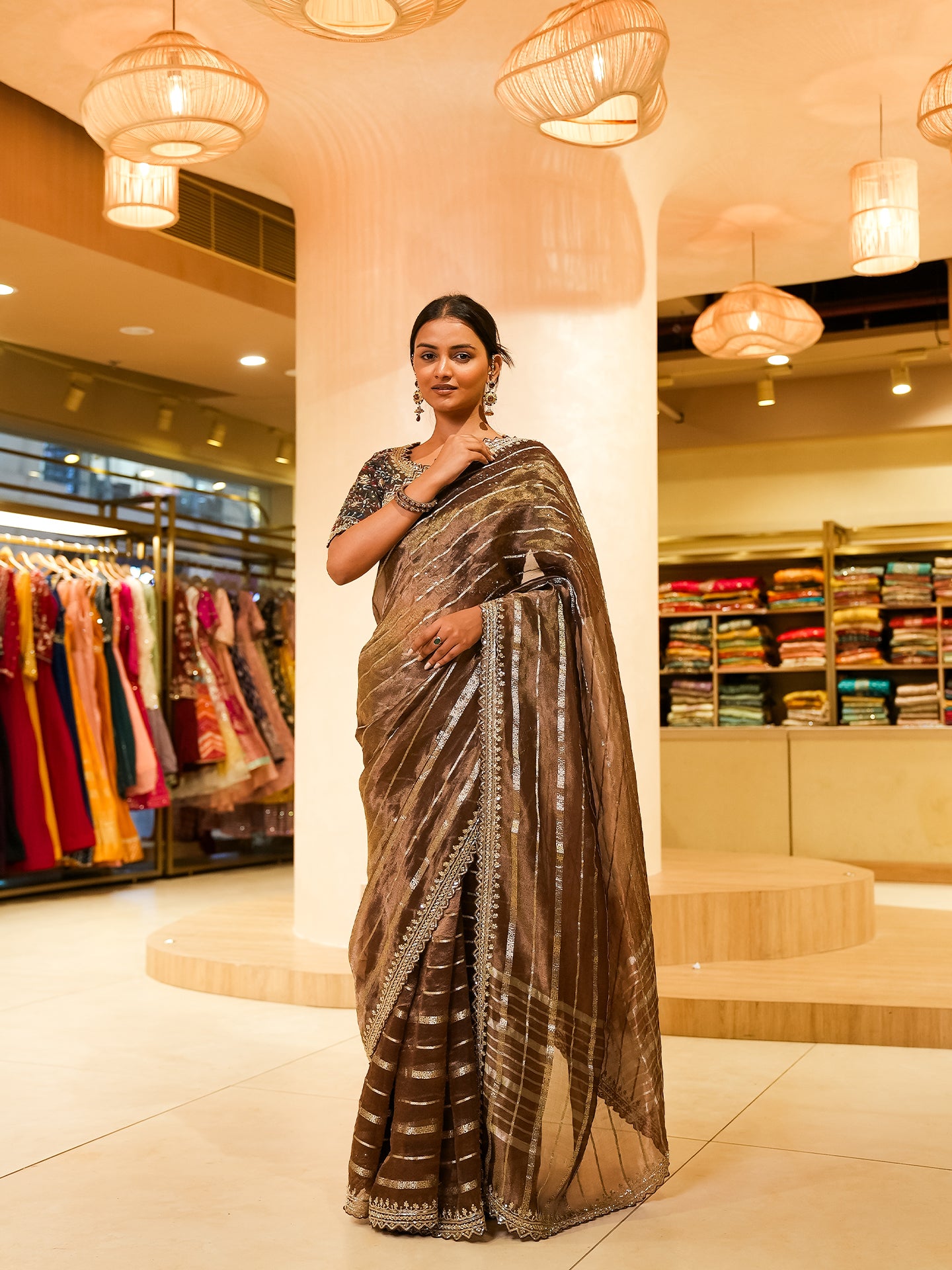 Elevate your elegance with Malhotra's Signature Collection Saree