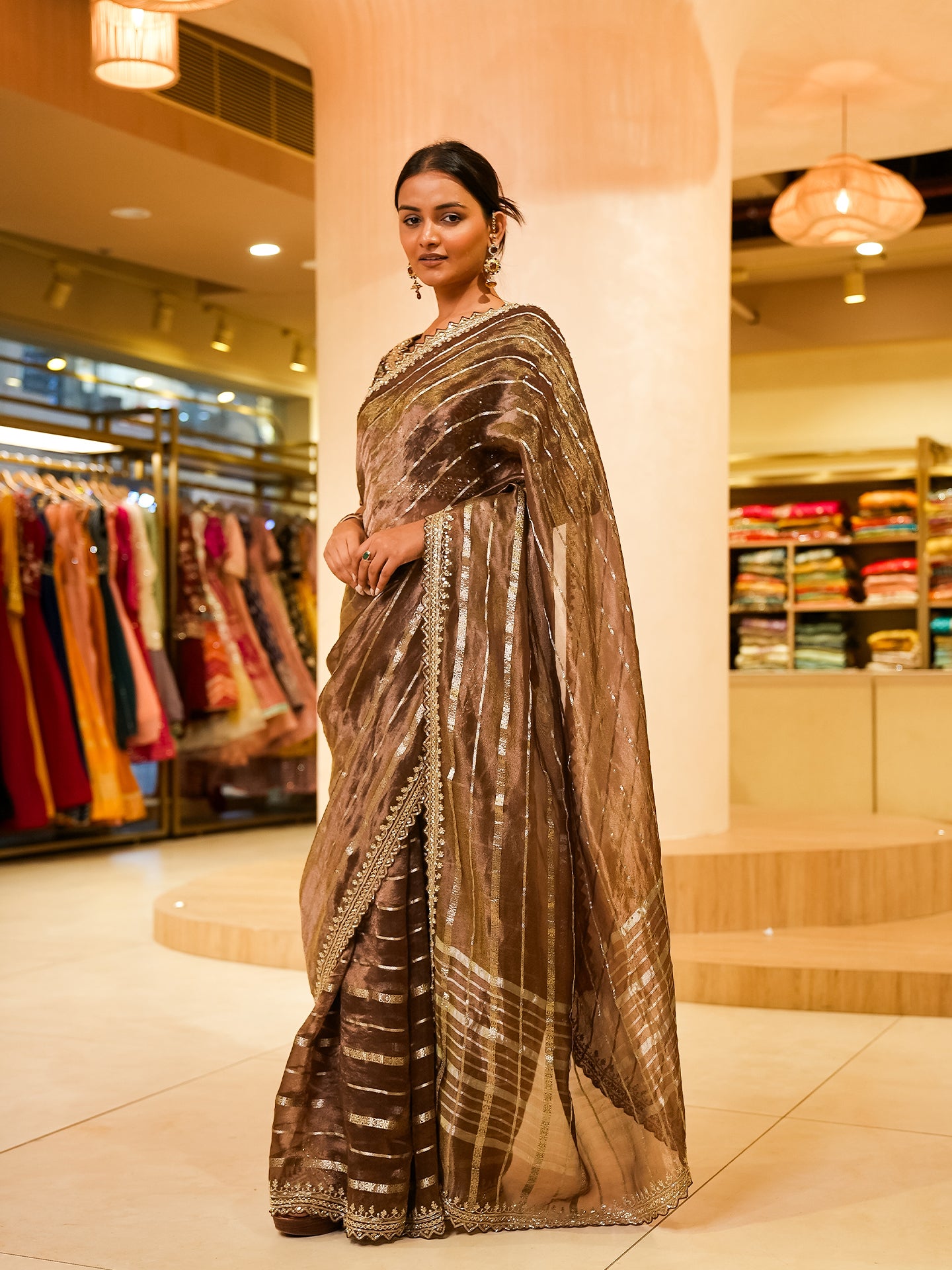 Elevate your elegance with Malhotra's Signature Collection Saree