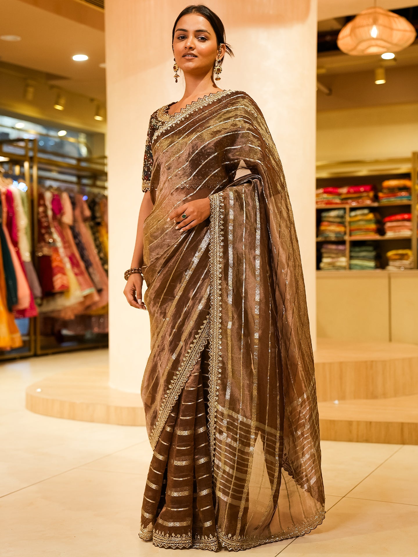 Elevate your elegance with Malhotra's Signature Collection Saree