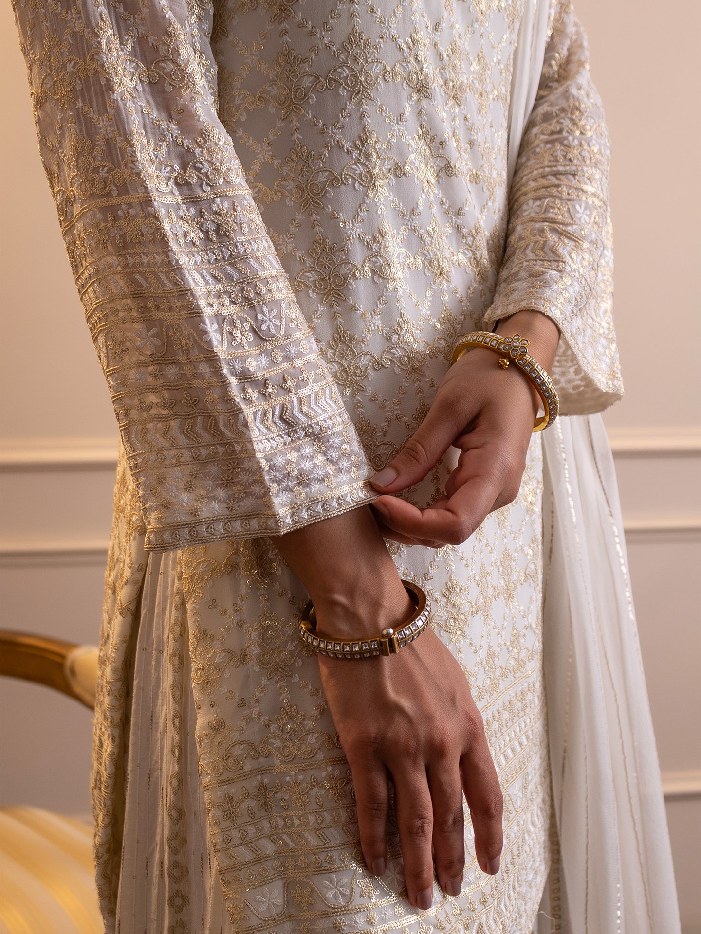 Elevate your ethnic style with this stunning sharara set