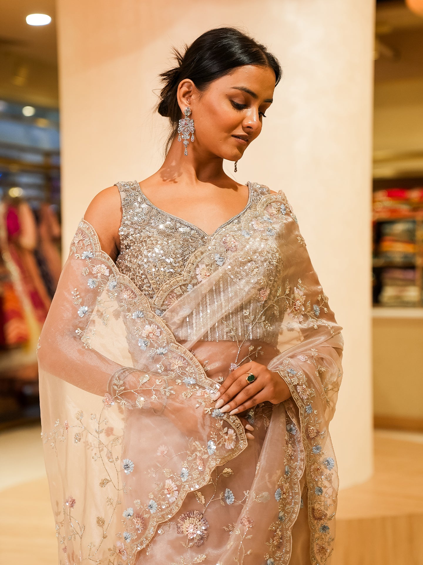 Elevate your elegance with Malhotra's Select Collection Saree