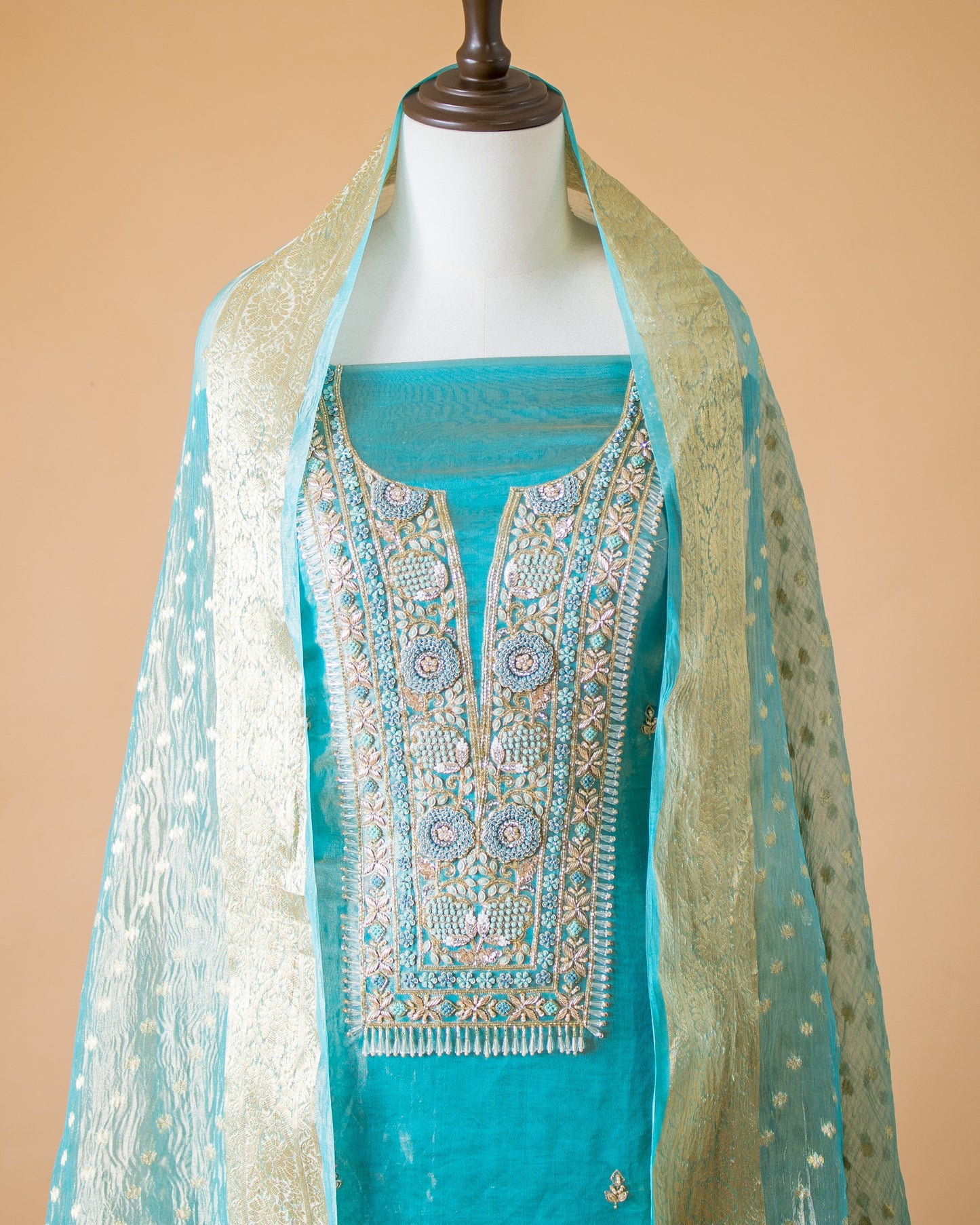 Turquoise Golden Elegance